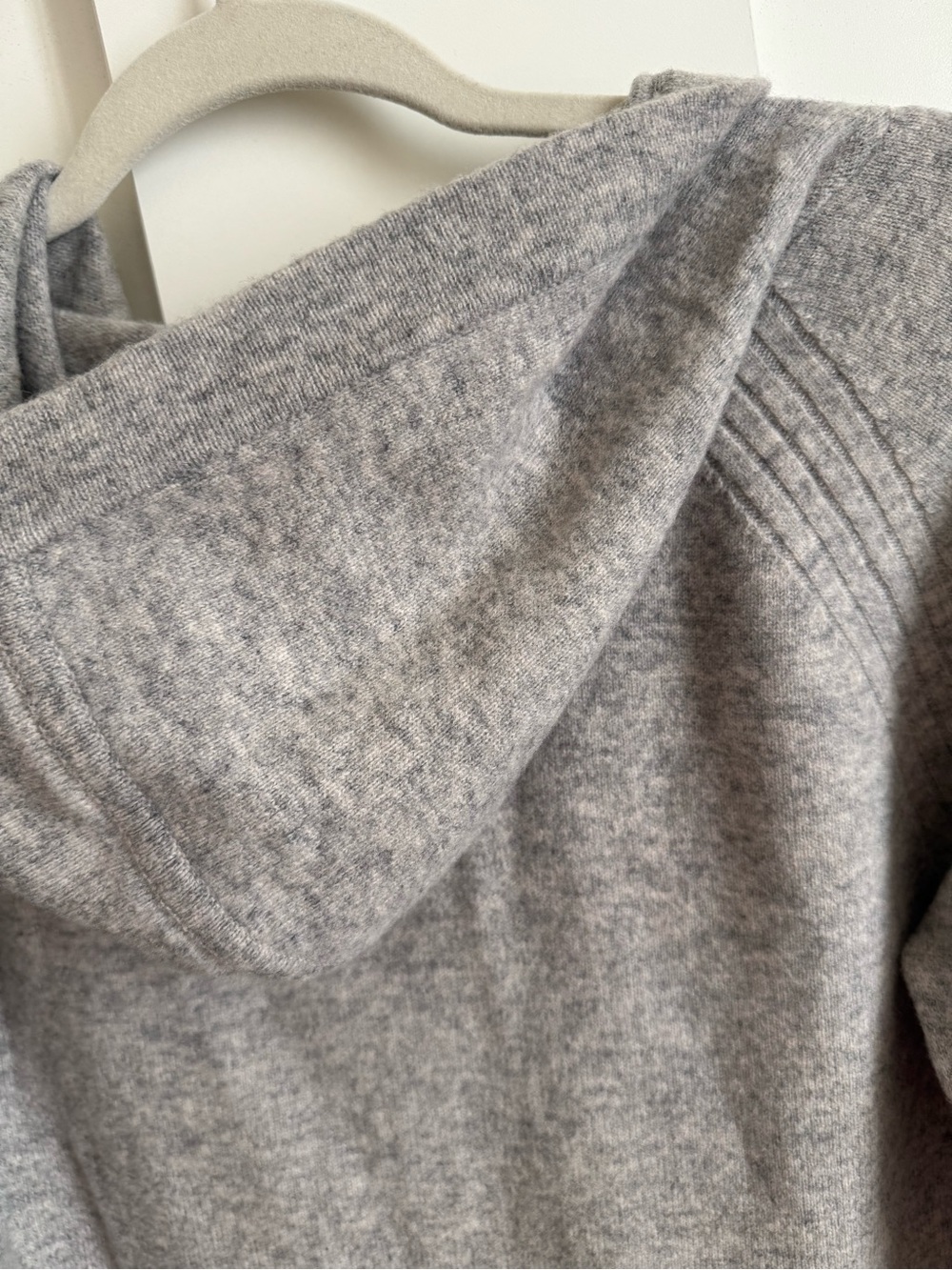 Max Studio Cashmere Hoodie Sweater Gray M - Picture 5 of 7